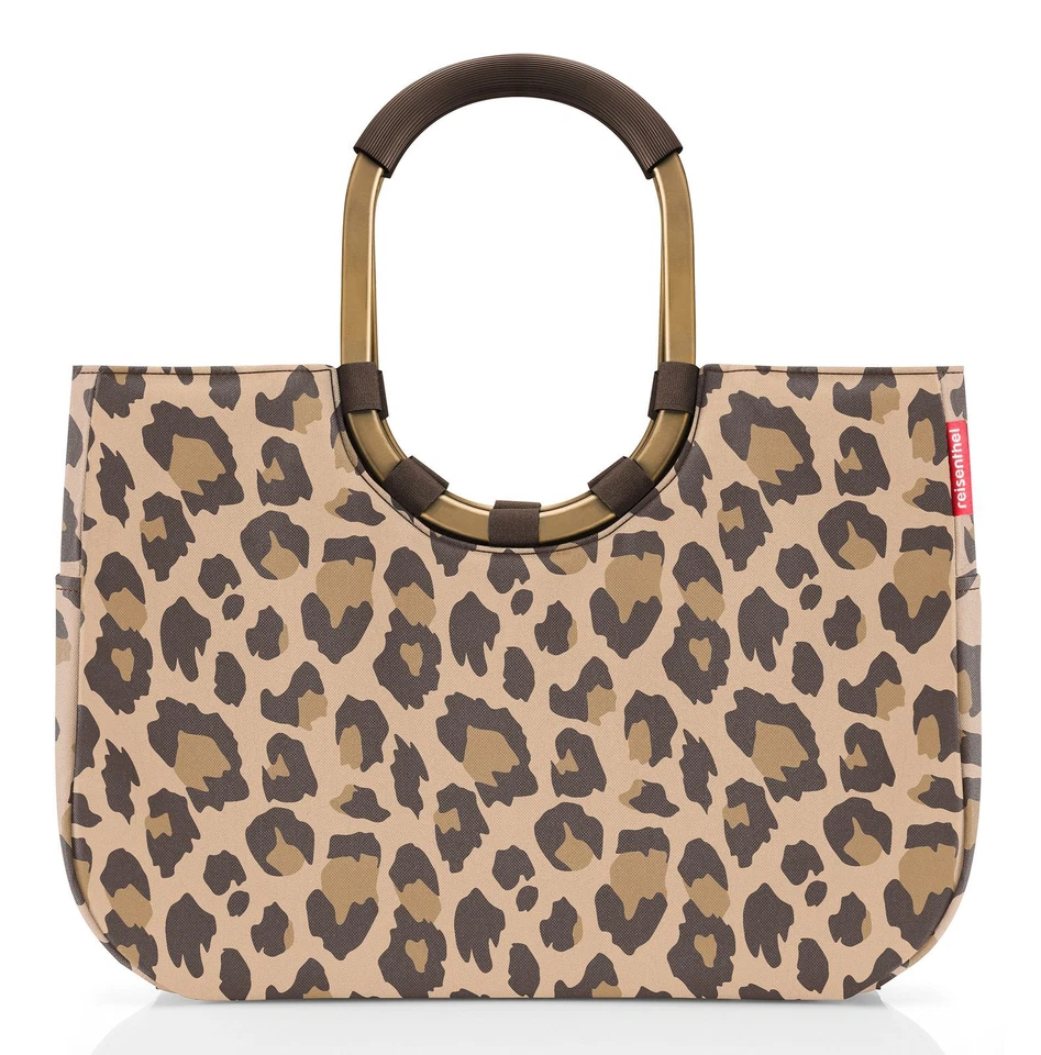 reisenthel Loopshopper L Shopper Schultertasche Frame Leo Macchiato beige Neu - Bild 1 von 3