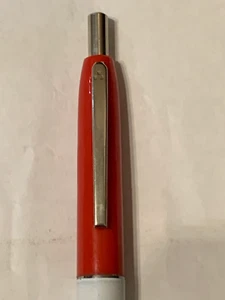 VTG RED BLUE BICENTENNIAL MOBILE HOME ILL Advertising Ballpoint Pen NO INK - Picture 1 of 6
