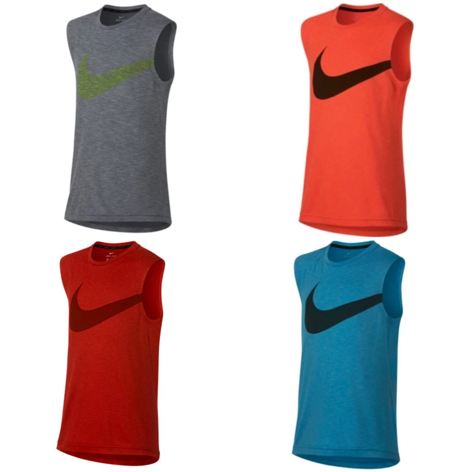 New Nike Boys Dry Breathe Training Tank MSRP $30 - Image 1 of 1