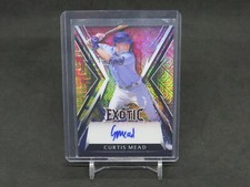 2023 LEAF EXOTIC BASEBALL CURTIS MEAD PARROT MOJO AUTO /7 MH3