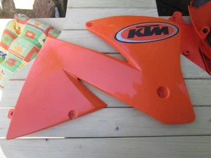 KTM PLASTICS -GENUINE ORANGE SIDE PANEL / GRAPHICS P/No 50308051100 - Picture 1 of 3