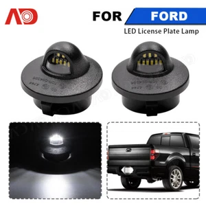 2pcs Rear Bumper License Plate SMD LED Light White Lamp For Ford F150 F250 F350 - Picture 1 of 11