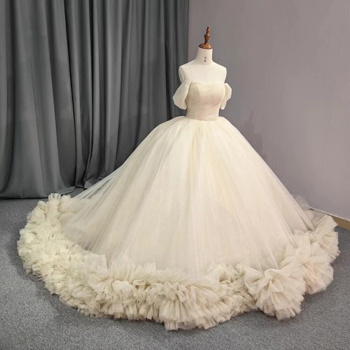 OFF WHITE Abiti da ballo drappeggiati spalle scoperte principessa Quinceanera bianco sporco dolci 16