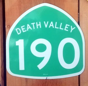 California Highway 190 Death Valley Interstate Route Sign - Picture 1 of 1