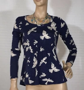 WEIRD FISH SIZE 8 NAVY BLUE TOP AS NEW - Picture 1 of 10