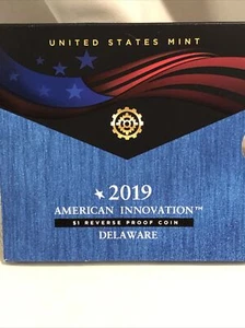 US Mint American Innovation Delaware 1 $ Reverse Proof Münze - 2019  - Bild 1 von 12