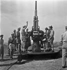 soldiers Italian Army launching an anti aircraft missil while prac- Old Photo 1