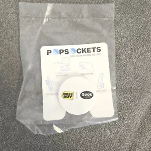 Geek Squad Popsocket Telefon Griff Medienständer POP-Buchse verwenden Sie Ihren eigenen Aufkleber - Bild 1 von 3