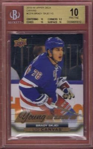 2015-16 UD CANVAS BRADY SKJEI ROOKIE UPPER DECK #C216 PRISTINE BGS 10 RC 15-16 - Picture 1 of 1
