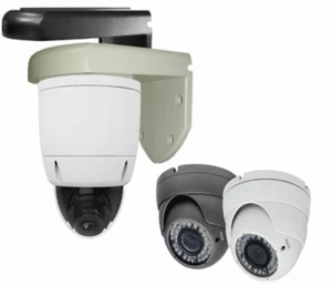 Outdoor Wall Mount Bracket Metal for 12CM CCTV Security Dome Camera - Beige  - Picture 1 of 5