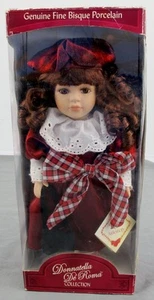 Donnatella De Roma Doll Genuine Fine Bisque Porcelain Doll Hand Painted - Picture 1 of 4
