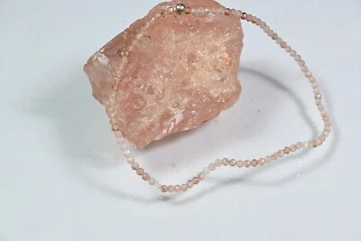 Pulseras elásticas redondas facetadas de piedras preciosas naturales A++ de 6-8"" Foto 1 de 4