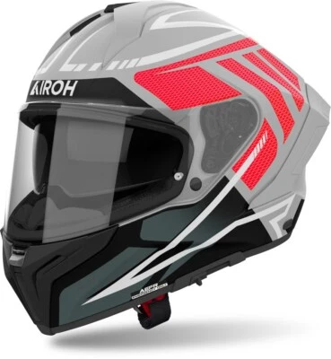 CASCO AIROH MATRYX RIDER RED MATT MOTO TURISMO DOPPIA VISIERA TAGLIA L 59-60 CM - Immagine 1 di 4