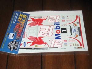 Slixx NASCAR 1638 12 Mobil 1 Jeremy Mayfield Ford Taurus Waterslide Decal 1/24 - Picture 1 of 2