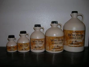 100% Pure Wisconsin Maple Syrup Grade A Medium Amber - Picture 1 of 1
