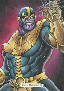 2016 Marvel Masterpieces Sketch - Dan Borgonos! - Picture 1 of 2