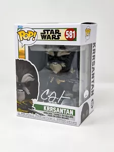 Carey Jones Star Wars Krrsantan #581 Firmado Funko Pop Certificado JSA Autógrafo - Imagen 1 de 7