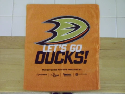 Anaheim Ducks Playoff Game/Rally Towel Cover