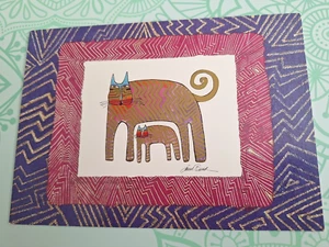 New Baby Greeting Card Unused Laurel Burch Paper Company Sunrise Publications - Picture 1 of 5