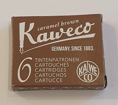 Kaweco Tintenpatronen caramel brown 6-er