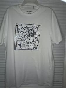 Camiseta Karl Lagerfeld Hombre Mini Cabeza Carácter Karl en Blanco-Talla XL - Imagen 1 de 4
