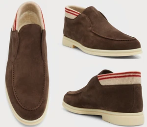 Loro Piana Open Wintery Walk Chukka Boots Shoes Shoe Cashmere Suede Sneakers - Bild 1 von 24