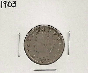 1903 Liberty Nickel : Very Fine - Picture 1 of 2