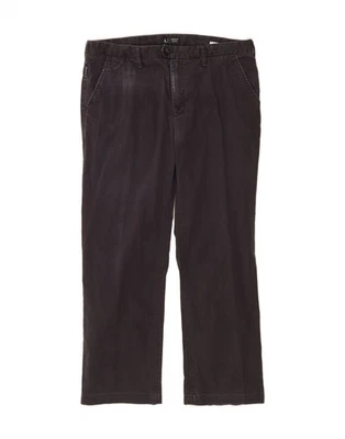 Pantalones de traje recto ARMANI W34 L28 azul marino algodón DM06 para hombre Foto 1 de 3