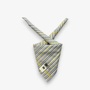NWT Vintage 90s Issey Miyake Handkerchief Neckerchief Striped Bandana Scarf - Picture 1 of 4