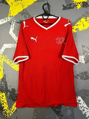 Camiseta Suiza Fútbol Casa 2008 - 2010 Puma Rojo Hombre Talla L ig93 Foto 1 de 4