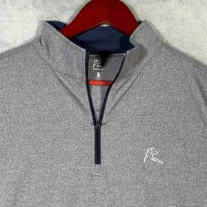 Rhoback Pullover Mens Small Gray 1/4 Zip Heather Performance Golf - Picture 1 of 8