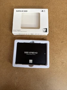 4TB SSD 2.5” SATA III 870 EVO High-Speed Drive Internal Solid State Disk PC - Photo 1/7