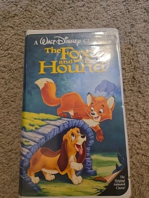 The Fox and the Hound VHS Disney Clamshell Black Diamond Good Condition - Image 1 of 4