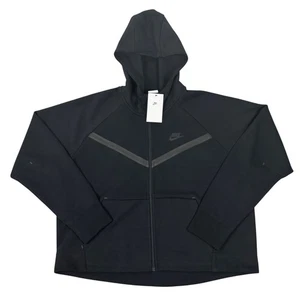Nike Sportswear Tech Fleece Windrunner Damen Full-Zip Hoodie schwarz Gr. XL NEU - Bild 1 von 8