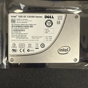 Intel 160GB 2,5" SATA DC S3500 SSDSC2BB160G4 Dell VH27H Solid State Drive 100% - Bild 1 von 2