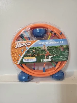 Banzai Wigglin Water Sprinkler Wiggler Toy Kids Outdoor Fun Summer 12 Ft New - Image 1 of 4