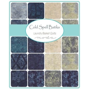 Cold Spell Batiks Charm Pack by Edyta Sitar of Laundry Basket Quilts for Moda - Picture 1 of 4