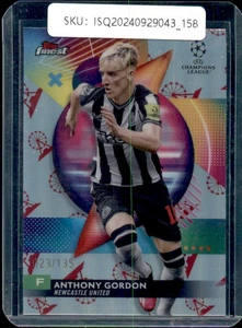 2023 Topps Finest UEFA Club Competitions Anthony Gordon /135 Ferris Wheel #126 - Picture 1 of 2