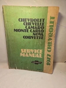 1977 Chevrolet Chevelle Camaro Monte Nova Corvette Service Manual ST 329-77 - Picture 1 of 5