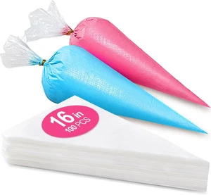 100 bolsas pasteleria de desechables 16 pulgadas de grandes y resistentes - Bild 1 von 12
