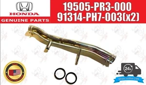 HONDA Genuine INTEGRA DC2 Type-R B18C Water Pump Connecting Pipe & Gasket OEM - Picture 1 of 13
