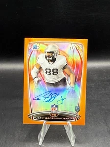 2014 Bowman Chrome ustin Seferian-Jenkins Rookie Auto Orange /50 #42 SP RC - Picture 1 of 2