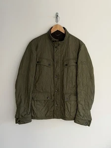 Barbour International "Ariel Polarquilt" Fleece gefütterte Steppjacke grün M - Bild 1 von 17