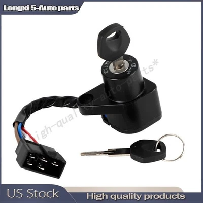 Ignition Key Switch 227005-1204 For Kawasaki Vulcan 500 EN500 LTD 1990-2009 NEW Foto 1 de 4