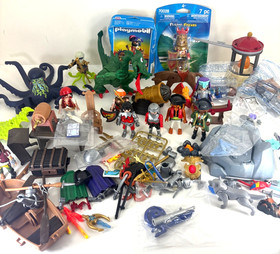 Big Lot Of Playmobil Castle Knights & Pirates 70028 3863 70187 Novelmore Advent