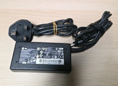 CARGADOR FUENTE DE ALIMENTACIÓN ORIGINAL HP TPC-CA58 19.5V 3.33A 65W AC | ENCHUFE REINO UNIDO Foto 1 de 3