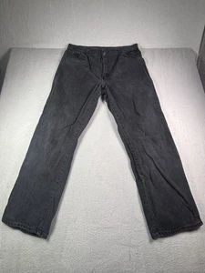 Pantalones de mezclilla negros lavados de calce recto regular de cinco bolsillos Dickies para hombre 38x32 - Imagen 1 de 8