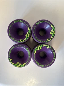 Orangatang Durian 75mm 83a 4er Pack Longboard Rollen Lila - Bild 1 von 3