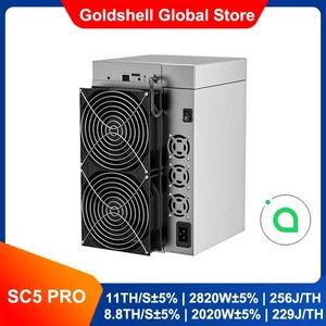 Neu Goldshell SC5 Pro Miner 11T oder 8.8T zwei Modus Umschaltung Krypto Mining Maschine - Bild 1 von 4