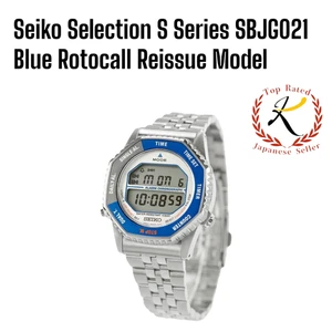 【US/DDP】  Seiko Selection S Series SBJG021 Blue Men Watch Rotocall Reissue F/J - Picture 1 of 16